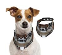 Tigers in The Snow Dog Bandana, ajustable para niños y niñas, adecuada para gatos y perros, accesorios para mascotas