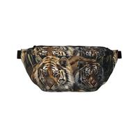 Tigers Laying on the Ground - Riñonera cruzada con cinturón ajustable para mujeres y hombres, multicolor, Talla única, Mochila de senderismo