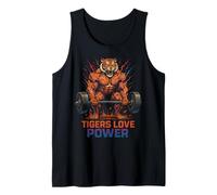 Tigers Love Power Gym Beast Entrenamiento Energía Camiseta sin Mangas