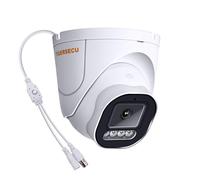 TIGERSECU Cámara de seguridad domo gran angular de 5 MP para TVI, CVI, AHD, CVBS DVR, resistente a la intemperie para uso en interiores y exteriores, híbrida 4 en 1 con interruptor OSD (la fuente de