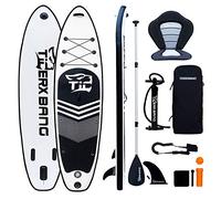 TIGERXBANG Tabla de Sup Stand Up Paddle Board con Asiento Kayak | Tabla de Paddle Surf Hinchable | 320x84x15cm para Adultos/niños | Kit Completo de Surf ISUP