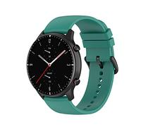 Tiggo 22mm Correa para Huami amazfit GTR 2e/ 2,Correas De Reloj, Bandas Correa Repuesto,Silicona Reloj Recambio Brazalete Correa Repuesto para Huami amazfit 3 stratoS/47mm/2 stratoS (Pino verde)