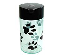 Tightpac America, Inc. pawvac 12 oz envase Sellado al vacío contenedor de Almacenamiento de Comida para Mascotas; Color Negro Tapa de plástico y Cuerpo/Negro Patas