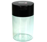 Tightpac America, Inc. Tightvac Airtight Container Recipiente hermético, Tapa Negra y Cuerpo Transparente, .57-Liter/19-Fluid Ounce