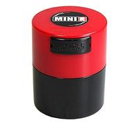 Tightpac America, Inc. TV1 Minivac Contenedor de Viaje y Especias, Rojo (Red/Black), 40 g/0.12 L