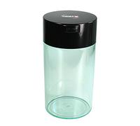 Tightpac America, Inc. - TV4-CBK Tightvac - Contenedor de Almacenamiento Sellado al vacío de 3 a 12 onzas, 1.3 litros/1.1 Cuartos de galón, Tapa Negra y Cuerpo Transparente