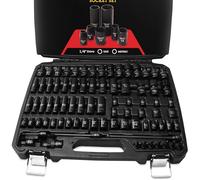 TIGHTSPOT Juego maestro de llaves de impacto de 14 pulgadas, nuestro juego más completo con SAE y métrico de 316 pulgadas a 916 pulgadas, 4 mm a 15 mm, estándarprofundouniversal y estrella y