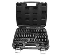 TIGHTSPOT Juego profesional de 53 llaves de impacto de 1/4 pulgadas, nuestro juego más popular con SAE y métrico de 3/16 pulgadas a 9/16 pulgadas, 4 mm-15 mm, enchufes estándar/profundos, barras de