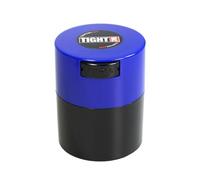 Tightvac - 1/2 oz to 3 Ounce Airtight Multi-Use Vacuum Seal Portable Storage Container for Dry Goods, Food, and Herbs - Dark Blue Cap & Black