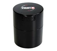 Tightvac - 1/2 oz to 3 Ounce Airtight Multi-Use Vacuum Seal Portable Storage Container for Dry Goods, Food, and Herbs - Black