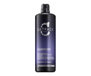 Tigi Catwalk Fashionista Violet Conditioner 750ml - Acondicionador antiamarillas para cabellos rubios