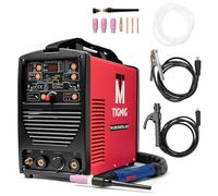 TIGMIG Soldador Inverter TIG TM 200 DIGITAL ALU TIG Maquina de Soldar AC DC Unidad de Soldadura con 200 amperios totalmente digital con encendido HF, Función de pulso, MMA, IGBT