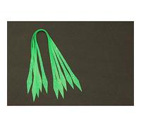 Tigofly 20 unids Pesca silicona Faldas Streamer DIY SpinnerBait Buzzbait Calamar Goma Jig Cebos Señuelos de Pesca Accesorios (Verde Espotado)