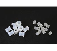 Tigofly Juego de 50 piezas de bandas de silicona para pesca, accesorios de pesca, accesorios de pesca