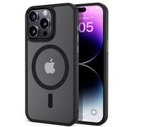 tigratigro Funda iPhone 13 Pro MAX Compatible con Magsafe, Textura Mate Translúcida, Flexible y Antihuellas (Negro Grafito)