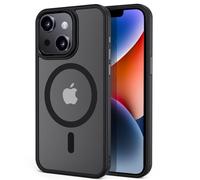 tigratigro Magnetic Case for iPhone 14, Compatible with mag-Safe, Translucent Matte Back Slim Shockproof Protective Case, Military Grade Shockproof Protection, Black