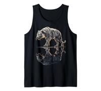 Tigre Animal Love Wildlife Safari África Depredador Motivo Arte Camiseta sin Mangas