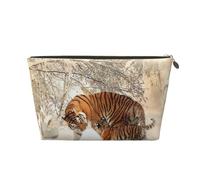 Tigre Bebé Familia De Tigres Joven, Bolsa de Maquillaje Bolsa de cosméticos Bolsa de artículos de tocador de Viaje portátil Bolsa de artículos de tocador