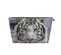 Tigre Blanco, Bolsa de artículos de tocador Bolsa de Maquillaje Bolsa de cosméticos Bolsa de artículos de tocador de Viaje portátil
