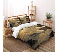 Tigre Blanco Llama Funda Edredon 3 Piezas con Impresión En 3D Animal Theme con 2 Fundas De Almohada Super King（260x220cm） 100% Microfibra Ropa De Cama para Adultos Y Niñas