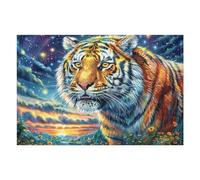 Tigre de Bengala Puzzle 1000 Piezas Juguete Educativo Intelectual Fauna Silvestre Rompecabezas Impossible para Adultos Aliviar Estrés Decoración Hogar DIY Creativo 1000 PCS