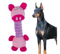 Tigre De Peluche - Juguetes Para Perros De Cerdo De Cuello Largo | Juguetes Chirriantes | Indestructible Para La Dentición De Perros | Masticable Para Peerros Indestructible Para Masticadores