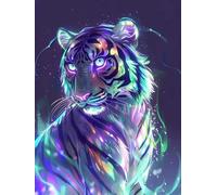 Tigre Diamond Painting Adultos 40x50cm, 5D Pintura de Diamante G-7354