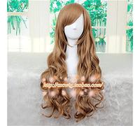 Tigre Dragon Toradora! Pelucas De Cosplay Aisaka Taiga Largo Marrón Claro Ondulado Ondulado Resistente Al Calor Pelo Sintético Perucas Peluca De Cosplay