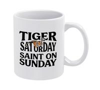 Tigre El Sábado Santo El Domingo Taza Cerámica Taza De Café Con Asa Tazas 330Ml Para Cacao Té Hogar