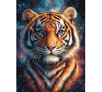 Tigre en el Bosque mágico Puzzle 300 Piezas Cartón Grueso para Principiantes Cuento de Hadas de acompañamiento mágico Agilidad Mental Vacaciones Verano Garantía Reposición Piezas Regalo Ideal 300 PCS