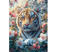 Tigre en el bosque mágico Rompecabezas 300 Piezas Cartón Para Principiantes Cuento de hadas de acompañamiento mágico Vacaciones Y Fines De Semana Hobby Y Ocio Calidad Profesional Regalo Cumpleaños 300
