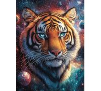 Tigre en un Resplandor mágico Puzzle 1000 Piezas Cartón Resistente para Niños Mayores 14 Años Animales y Plantas Decoración Salón para Colgar En Pared Decoración Artística Regalo Pensado 1000 PCS