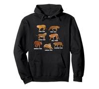 Tigre Especies Tigre Amante Niños Javan Tiger Sudadera con Capucha