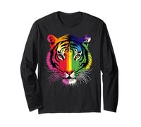 Tigre Gran Gato Vida Salvaje Tigre Gato Amante Lindo Tigre Manga Larga