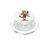 Tigre Jiu Jitsu Cartoon Artes Marciales Karate PopSockets PopGrip para MagSafe
