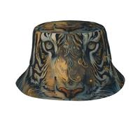 Tigre Místico Unisex Gorro Pescador Plegable Sombrero De Pescador Ligero Gorro Playa para Aire Libre Verano Deportes Senderismo