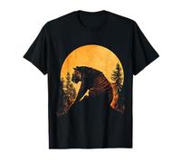 Tigre Naturaleza Arte Animal Amante Bosque Motivo Tig Camiseta