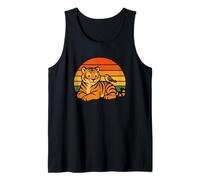Tigre Pájaro Animal Amist Camiseta sin Mangas