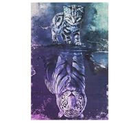 Tigre Puzzle 1000 Piezas Adultos,Puzzles para Adultos, Puzzle Rompecabezas De Piso Juego De Rompecabezas Y Juego Familiar （78×53cm）