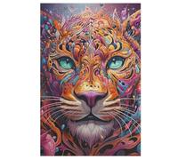 Tigre Puzzle EnfFourmis 1000pcs, Puzzles de Madera - Kit de bricolaje Relax Juegos para adolescentes y adultos Regalos 78 × 53 cm