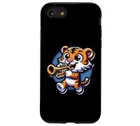 Tigre Tierno Trompeta Carcasa para iPhone SE (2020) / 7 / 8