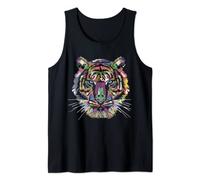 Tigre Trendy Easy Animal Print Tigre Camiseta sin Mangas