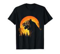 Tigre Vida Silvestre Animal Lover Motivo Bosque Naturaleza Arte Tig Camiseta
