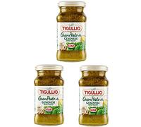 Tigullio: Pesto Genovese "Gran Pesto alla Genovese" Pesto sin ajo - paquetes de 190 ml (paquete de 3)