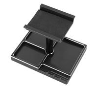 Tihebeyan Cierras de Tornillo Magnético de Soporte de Aleación de Aluminio Premium para SCX24 1/18 1/24 Tareas de Mantenimiento de Automóviles RC (Black)