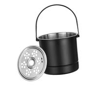 Tihebeyan Cubo EICE Resistencia Al Calor Resistencia a la Erosión Filtro de Agua Estructura Estable 1L Cubo de Hielo Hotel Family Meet (BLACK)