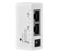 Tihebeyan Divisor de PoE de la Red LAN, Adaptador de inyector de alimentación a través de Ethernet del Divisor de inyector de PoE para Red LAN(Blanco)