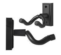 Tihebeyan Monte de Pared de Guitarra, Elección Ideal, Instalación Fácil, Decoración Artística para Guitarra, Ukelele, Mandolina, Percha Práctica con Gancho Ajustable, Material ABS, Estable y