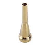 Tihebeyan Pie de la Boquilla de Trompeta de Latón de 3c 7c, Parte del Instrumento de Viento de Tono Brillante para Principiantes, Conjunto de Música de Cámara, Color Dorado (3C)