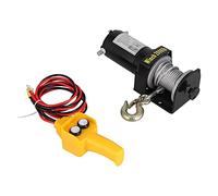 Tihebeyan Versátil de 12V Electric Winch 2000lb con Interruptor de con Cable para Varias Necesidades de Tracción del Vehículo